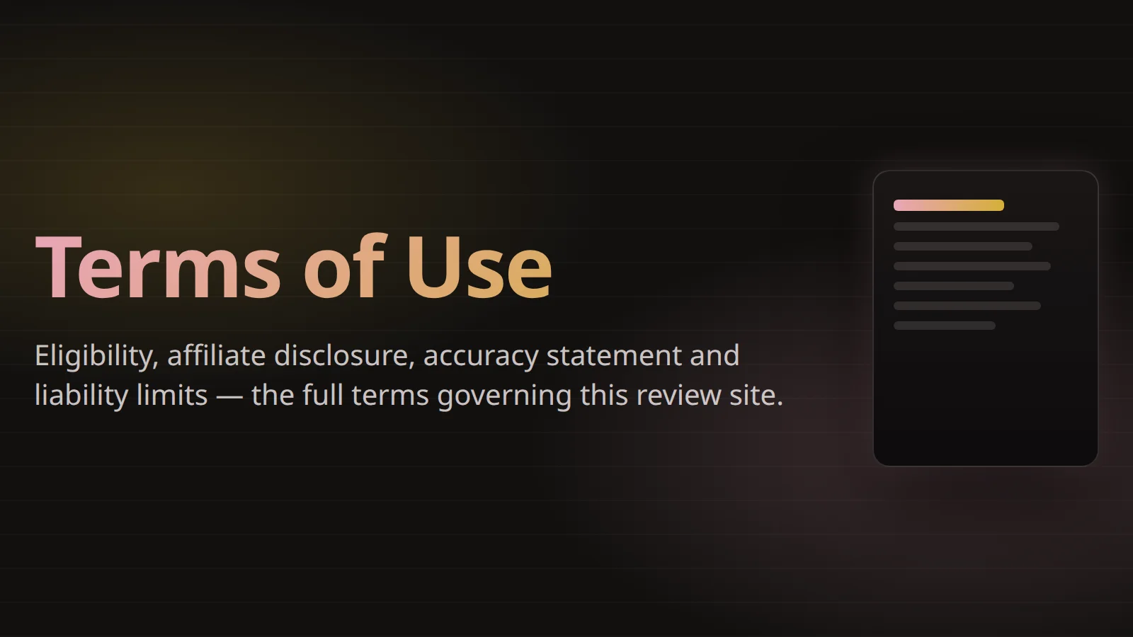 Cocoa Casino terms of use